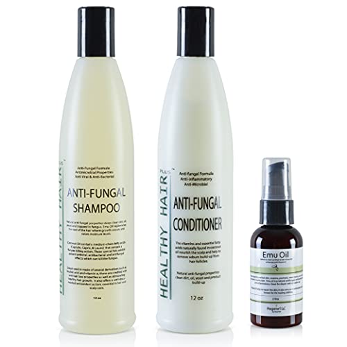 Healthy Hair Plus - Anti Fungal Scalp Treatment Kit Targets Scalp Fungus and Irritation. Anti Fungal Scalp Treatment Kit A complete