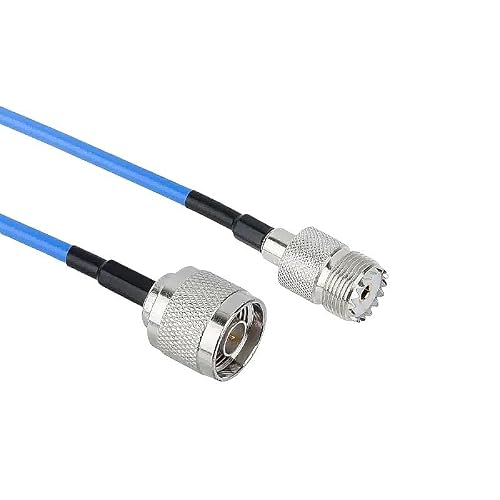 RG402 SO239 PL259 UHF to N �I�X�v���O & ���X�W���b�N�R�l�N�^ R*/F �����P�[�u�� RG402 0.141" 50�I�[��