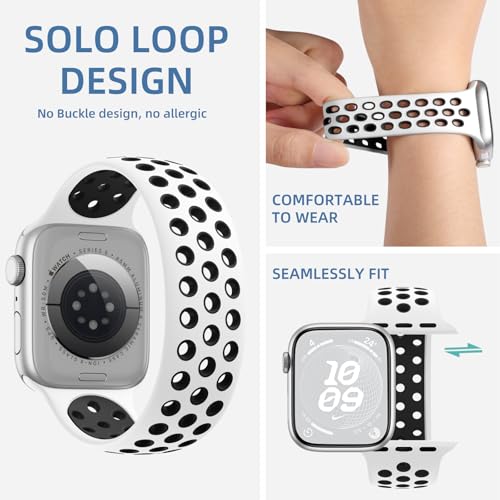 Charlam Sport Loop Strap Compatible with Apple Watch Straps 44mm 45mm 46mm 42mm 49mm - Image 4