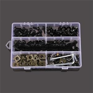 ZAPORA 201 PCS Motorrad Verkleidung Schrauben Kit