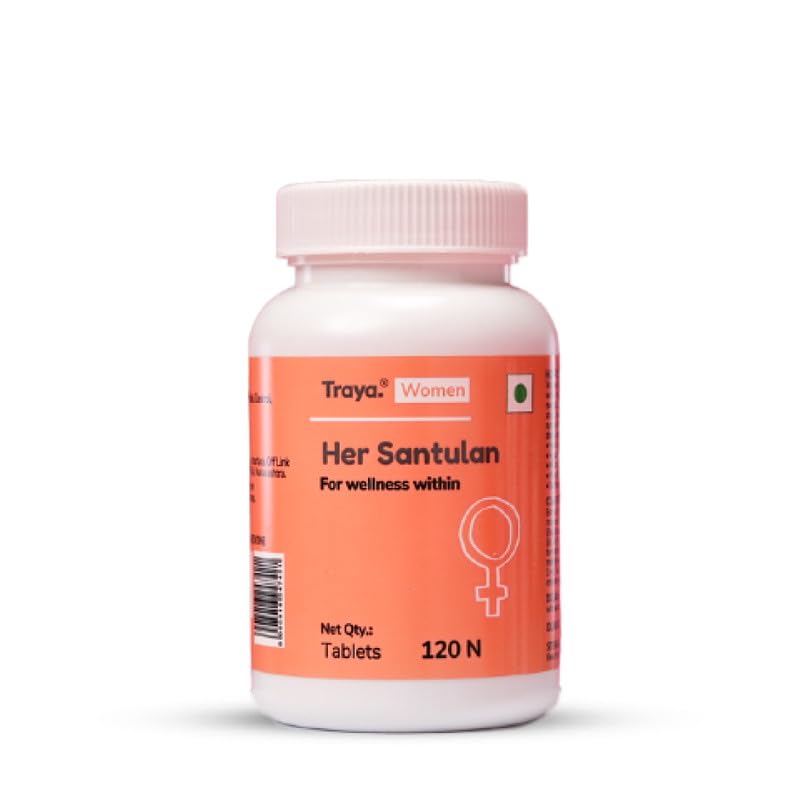 Traya Her Santulan | 100% Herbal Actives, For 35-40 year old Women | Ayurvedic Aid for Perimenopause | 120 Tablets (B0D3DS439M) Amazon Price History, Amazon Price Tracker