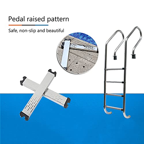 Escalera para piscina con 2 peldaños antideslizantes miniatura 5