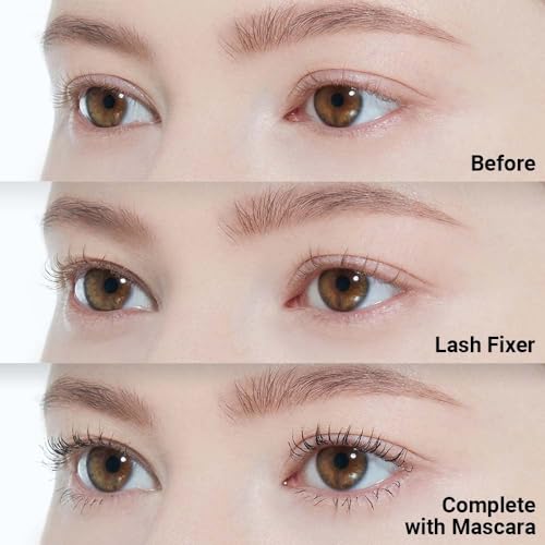 Image of ETUDE Dr. Mascara Fixer For Perfect Lash, clear mascara primer, Korean Mascara Fixer All-Day Curl Hold, Volumizing, Smudge-Proof, Korean Makeup, Beauty, Transparent (0.203 Fl Oz)