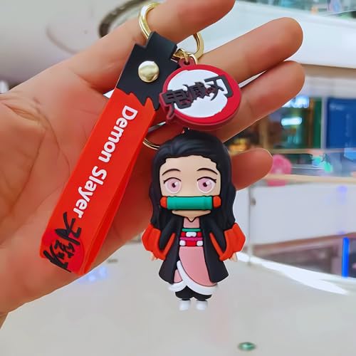Image of Cute 3D Keychain | Keyring & Quirky Bag Charm | Hard Silicone, Unbreakable | Travel Essential | Kids Friendly | Strap & Bag Hook