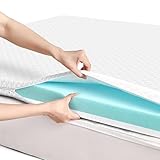 ROYGBIV Matratzentopper 180x200cm 7cm Gel Memory Schaum - Druckentlastend Ergonomisch Atmungsaktiv...