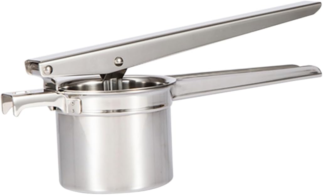Manual Citrus Juicer 316 Stainless Steel Lemon Squeezer Long Handle Ergonomic Design for Easy Pressing for Home and Kitchen Use