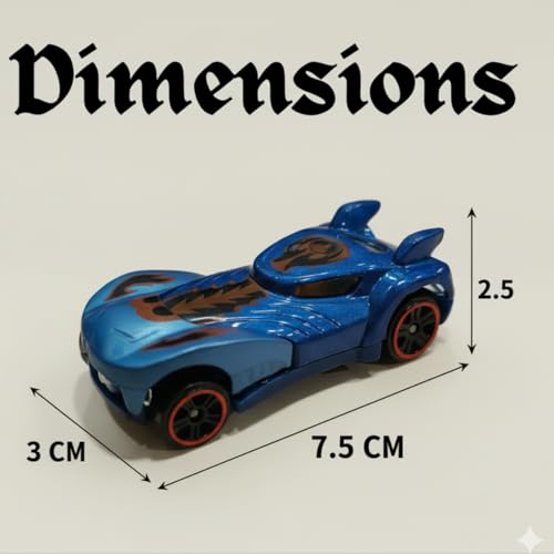 Image of GENIE'S TOY BUS 1:64 Scale Die-Cast Racing Car I Sports Car with Free Wheel Mechanism I Premium Metallic Finish I Kids Collectible Toy for Ages 3+ I Best Birthday Gift for Kids