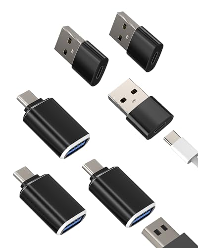 Adapter OTG USB C (zestaw 6 sztuk) USB na typ C Transfer danych kompatybilny z Samsung dla Apple MacBook dla iPhone 16 15 Pro Max do iPada Thunderbolt Złącze ładowania Akcesoria PC