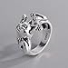 kelistom Vintage Silver Animal Open Ring, Adjustable Frog, Snake, Dragon, Cat Finger Ring for Women Men Fashion Party Jewelry