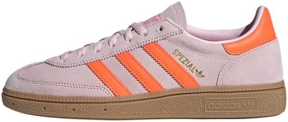 adidas Women's Handball Spezial W Clear pinkSolar Orange/GUM4 11 US