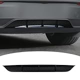 Ywooon für Tesla Model Y 2025+ Juniper Heckstoßstange Haifischflosse Diffusor, ABS Heckstoßstangen Spoiler Heckschürze Spoiler Auto Modifiziertes Zubehör (Glänzende Kohlefaser) Not fit 2026 Standard