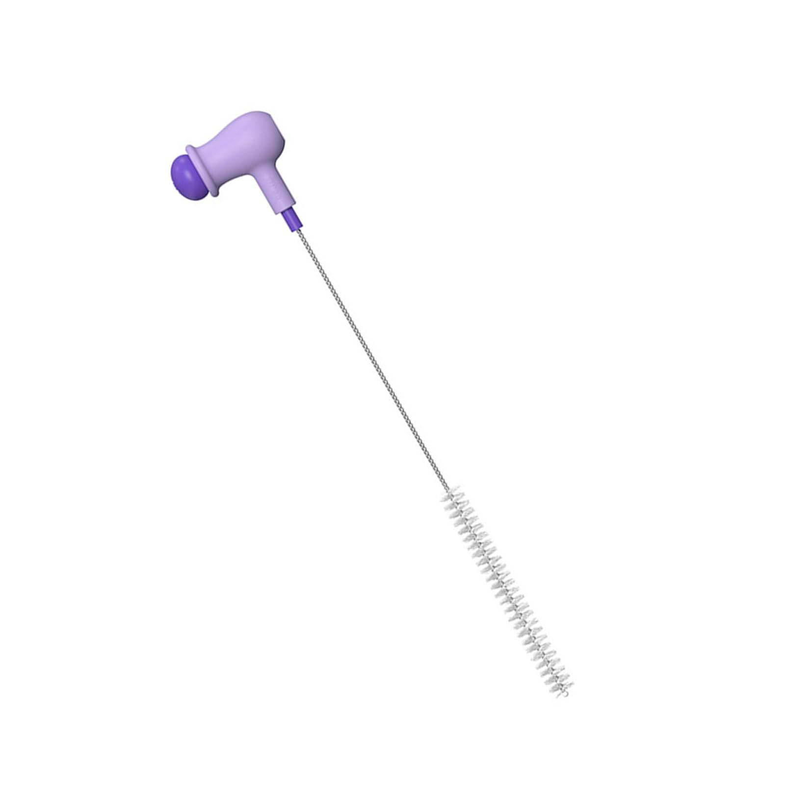 Elnwnnkc Bendable Cleaning Brush Rustproof Stainless Steel Scrub Tool for Straws Narrow Tube Sink Drains Household Cleaning Multipurpose Tool