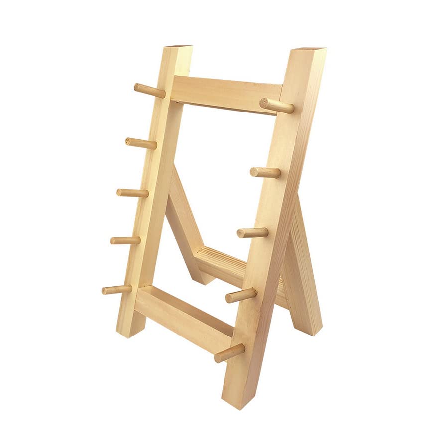 Swinging Knife Rack - Wooden Willow Knife Rest (Five Layer)
