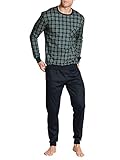 Calida Herren Relax Selected 4 Pyjamaset, Dark Sapphire, 58-60