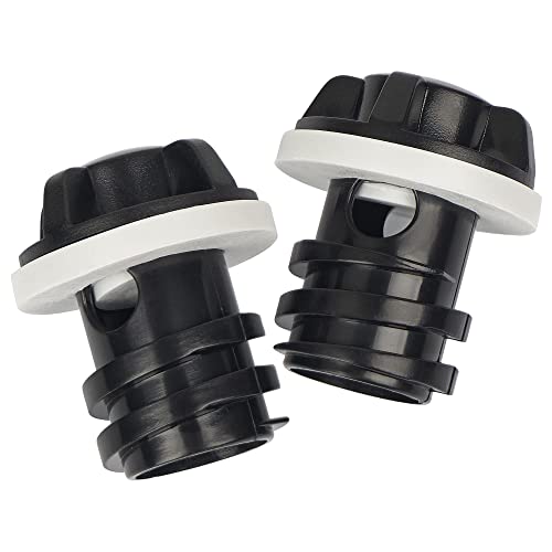 Omoojee Cooler Drain Plug 2 Pack Replacement Compatible with Yeti Roadie Tundra and Tank Coolers and Fit for RTIC Coolers Black