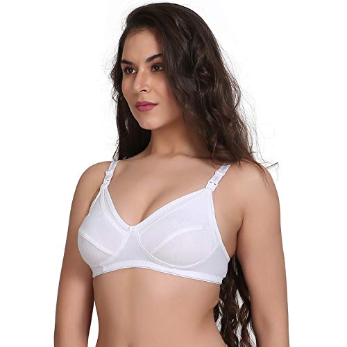 Image of Women's Cotton And Hosiery Non-Padded Wire Free Maternity Bra