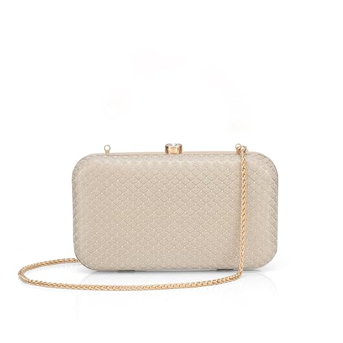 Image of BAG IN Women Evening Hand Clutch | Ladies Party Wedding Purse with Chain Strap