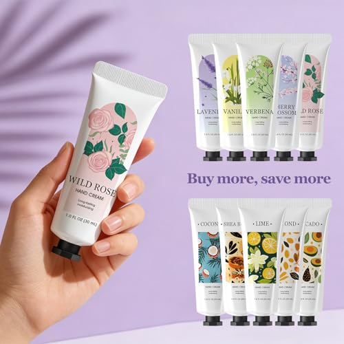 Image of BODY & EARTH Mini Hand Lotion 50PC Lotion Bulk Small Gifts for Women | Hand Cream Bulk, Gifts for Women, Hand Lotion Travel Size, Stocking Stuffers, Bridesmaid Gifts, Bachelorette Party Favors