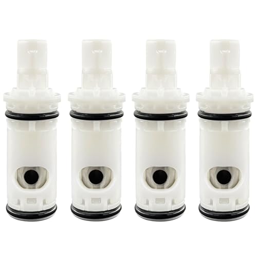 1224 1224B Faucet Cartridge Replacement Kit For Most Double Handle Moen Faucets and Tub/Showers Repair Kit Replacement Compatible with Moen Two Handle Faucets 4 Pack