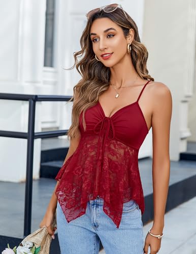 Image of Avidlove Bralettes for Women Sexy Tank Tops Cami Y2k Camisole Tops for Women Undershirts Top Lingerie S-XXL