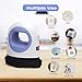 Heat Press Mini Heat Press Machine, Small Heat Press for T Shirts, Hats, Heating Transfer Projects,14 Levels Temperature Setting (White&Purple)