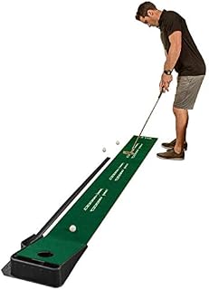 SKLZ Accelerator Pro Indoor Putting Green with Ball Return, 9 feet x 16.25