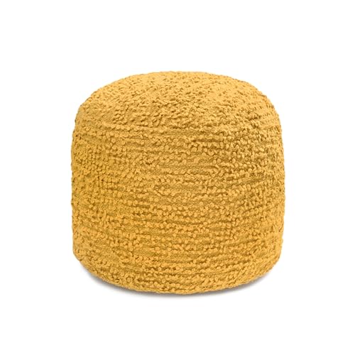 Anji Mountain 17" H x 22" W Handmade Pouf Ottoman for Living Room & Couch by Anji Mountain - Used condition - US$90.36
