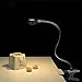 Produktbild Leselampe Buch427° Flexibel, Schlafzimmer, BüroSchreibtischlampe schreibwaren clip licht usb kreative schlauch einstellbarer winkel schlafzimmer licht@Schwarz
