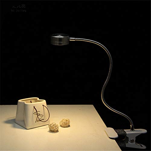 Preisvergleich Produktbild Leselampe Buch427° Flexibel, Schlafzimmer, BüroSchreibtischlampe schreibwaren clip licht usb kreative schlauch einstellbarer winkel schlafzimmer licht@Schwarz