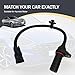gunroil 1 Pack Car Engine Crankshaft Position Sensor, Solves Ignition Difficulties, Vehicle Crankshaft Sensor Replacement Compatible with Modern Series OEM #39180-2B000 391802B000 (Black)
