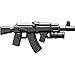 BrickArms 2.5" Scale Weapon AK-GL Black