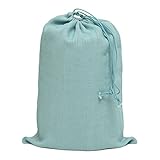 FERMETURE : fermeture facile et sécurisée grâce à des lacets à resserrer de chaque côté du haut du sac. Une fois fermé, le sac ne laissera pas échapper son contenu.