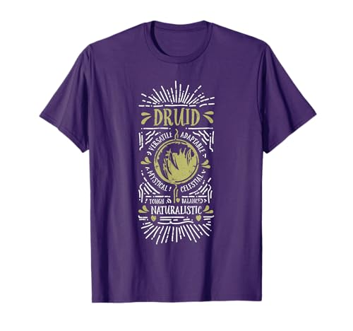 Wow Druid Role Playing Gamer T-Shirt