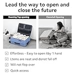 ROAMING Luggage Sets Hard shell Suitcase Top Opening Expandable with Wheels, Sturdy Large Suitcase Tsa Lock 20 Inch Carry on 28 Inch Checked Luggage, 2-Piece Set (20/28) for Travel Woman Men. Blue - Image 2