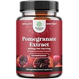 Advanced Antioxidant Superfood Pomegranate Supplement - Natural Pomegranate Extract Polyphenols Supp