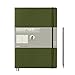 Leuchtturm 1917 Army Green Soft Cover Journal, Slim 7" x 10" - Ruled/Lined