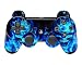 UUShop™ PS3 Vinyl Skin Sticker Decal for PlayStation 3 Controller Joystick - Blue Daemon