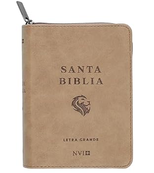 Imitation Leather Biblia Nvi, Tamaño Bolsillo, Piel Especial Con Cierre, Marrón Claro: Zipper - Marrón Claro [Spanish] Book