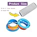 2 Pairs Stretch Wrap Dispenser, Shrink Wrap Handle, Stretch Wrap Holder Stretch Film Wrap for Shipping, Pallet, Packing and Moving Supplies, Plastic Hand Saver Fit for 3 Inch Core