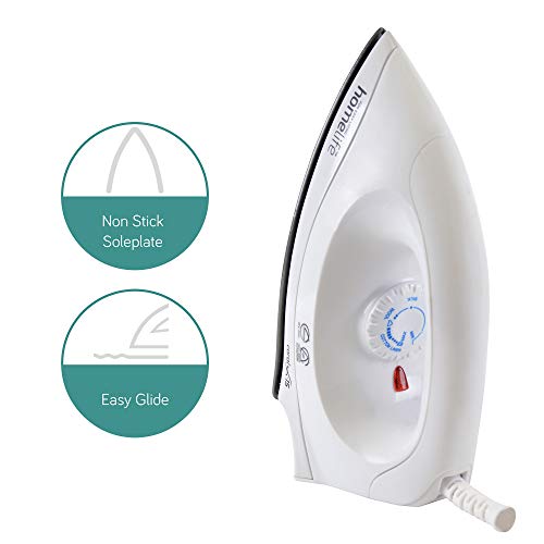 Homelife for easy living Coral X-15 1200w Dry Iron/Non-stick Soleplate/Variable Temperature Control / 2m Long Cord / E7051 / White - Image 2
