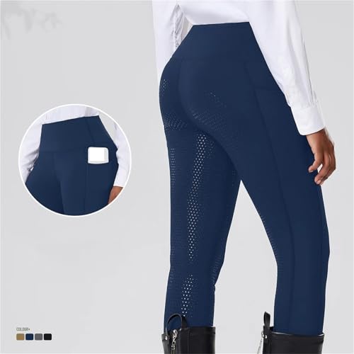 Collants d'équitation antidérapants avec compression abdominale active