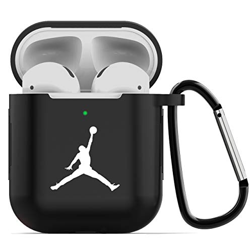 Tusztus Compatible for Airpods 2 & 1 Case Silicone Protective Cover [Front LED