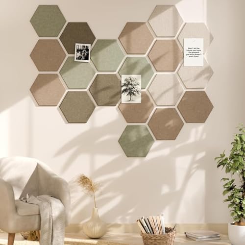 Tableau d'affichage mural acoustique de bureau et maison