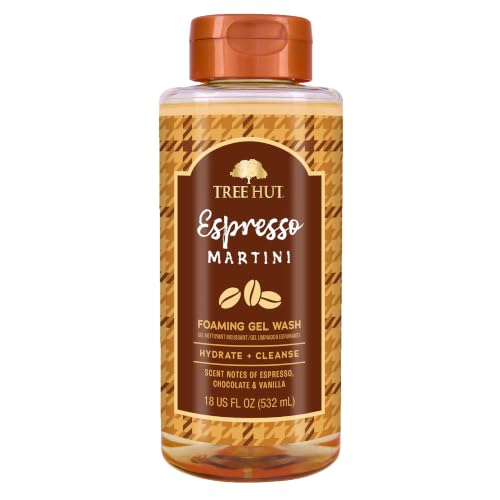 Image of Tree Hut Espresso Martini Foaming Body Wash, 18 Fl Oz
