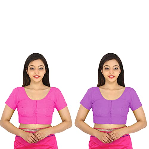 Image of Namita Women's Rubia Cotton Solid Half Sleeve Blouse