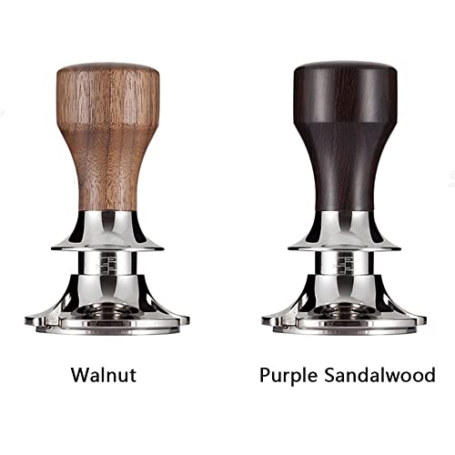 JYJZHX KFJDQDL Martillo de Polvo de Tamper de café de Acero Inoxidable de 51 mm presionado con desviación Anti presión… - Imagen 5
