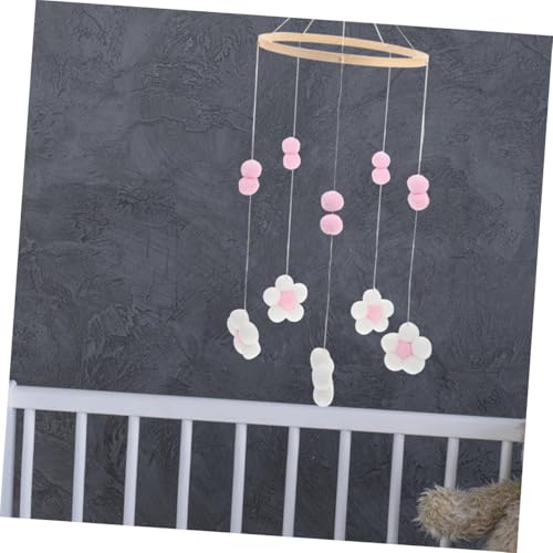 Mobile à pompons pour lit bébé et décoration de chambre d'enfant - 4