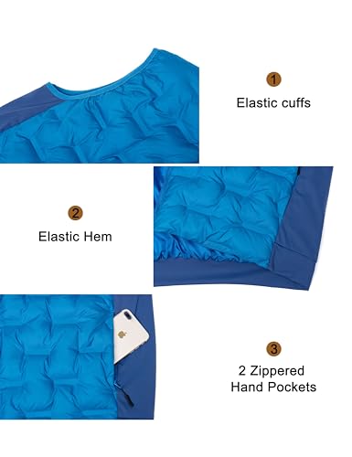 Little Donkey Andy Men's Lightweight Puffer Vest, Outdoor Windproof Sleeveless Jacket for Hiking Travel Golf4