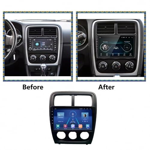 Android Auto y CarPlay para Dodge Caliber 2011 Radio GPS Bluetooth WiFi 7