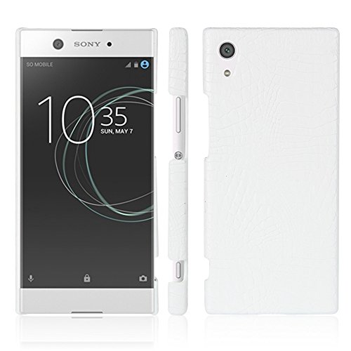 Compatible with Sony Xperia Z3 Phone Cover,2 in 1 (PC+Leather) Protective Phone Case White